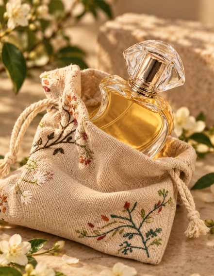 Perfume Maçã e Canela com ingredientes botânicos